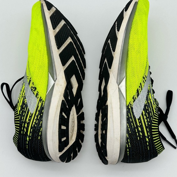 Brooks Ricochet Men\'s Athletic Shoes - Neon Yellow and Black main image 9